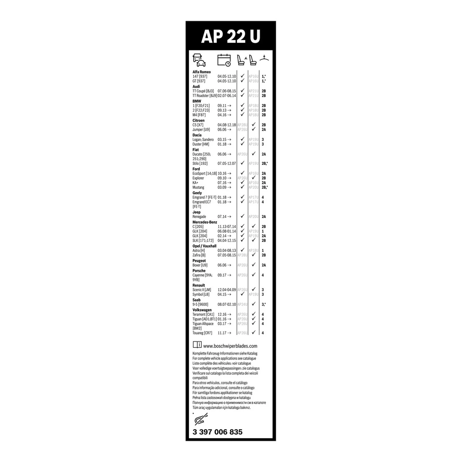 AP22U Bosch Aerotwin Plus - Image 3