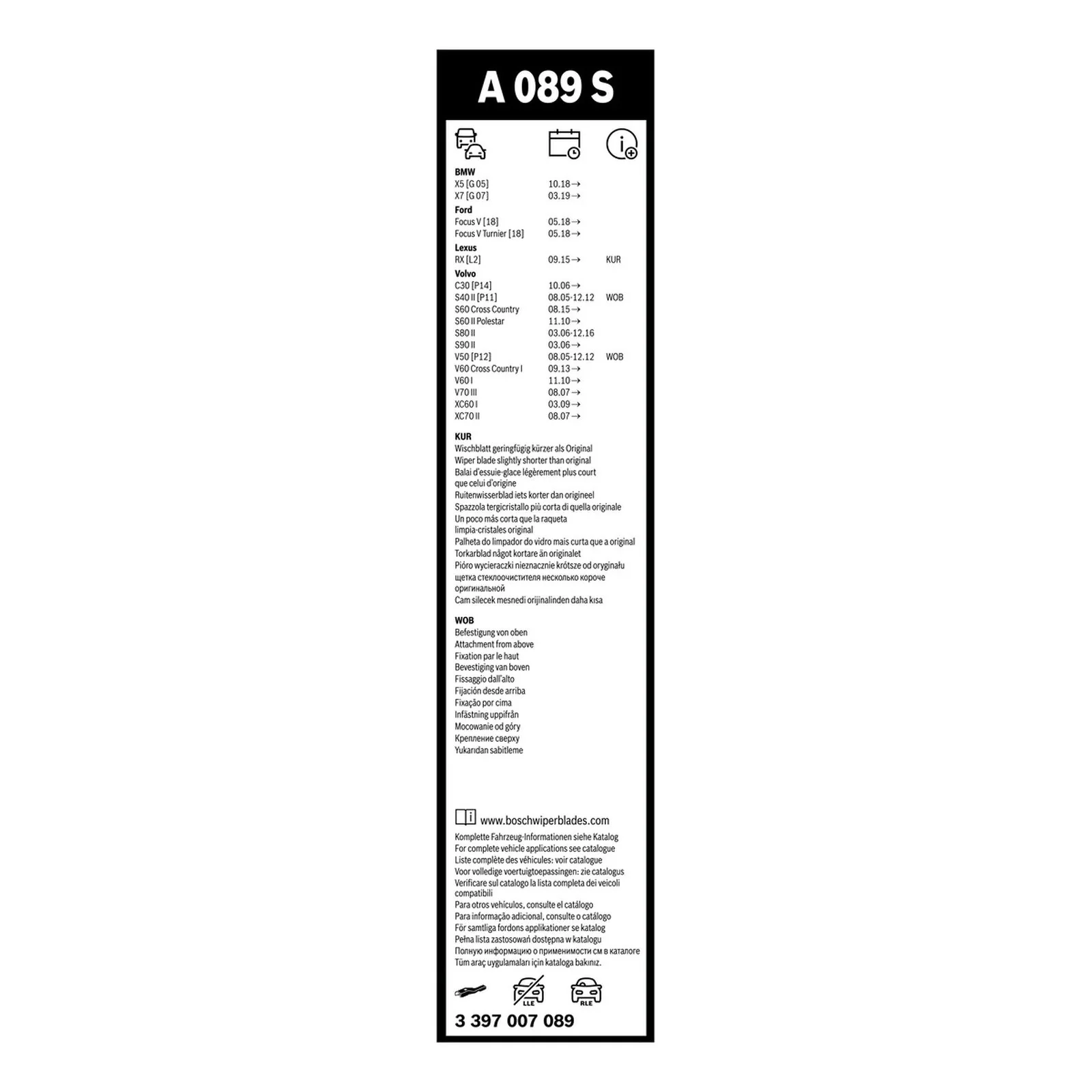 A089S Bosch Aerotwin Twin Pack - Image 3