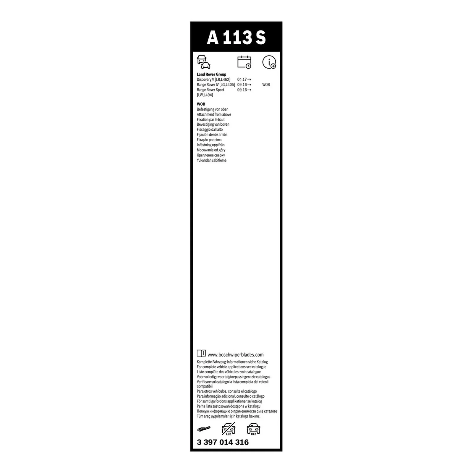 A113S Bosch Aerotwin Twin Pack - Image 3