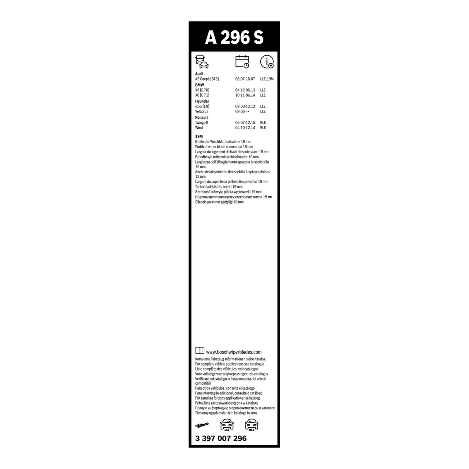 A296S Bosch Aerotwin Twin Pack - Image 3