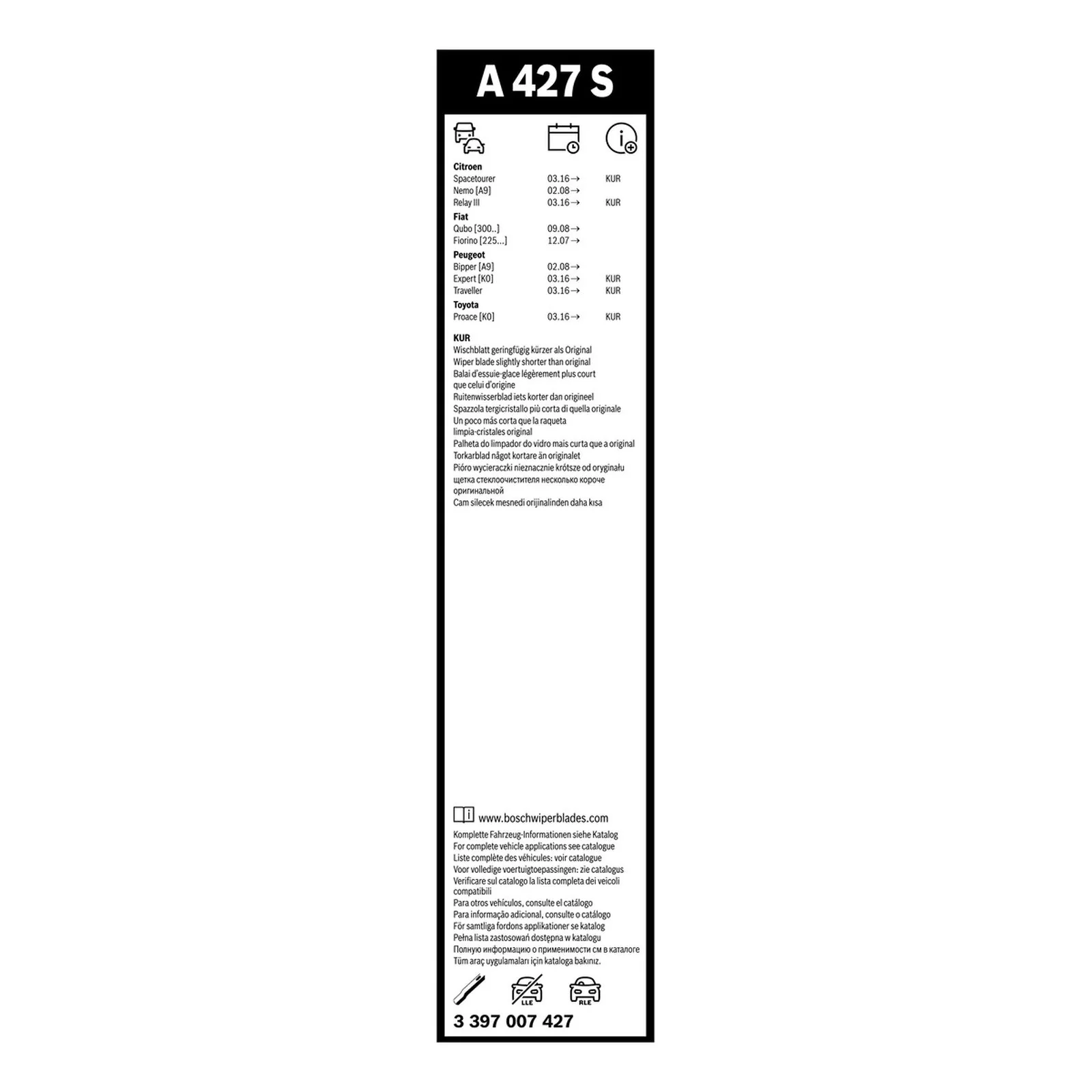 A427S Bosch Aerotwin Twin Pack - Image 3