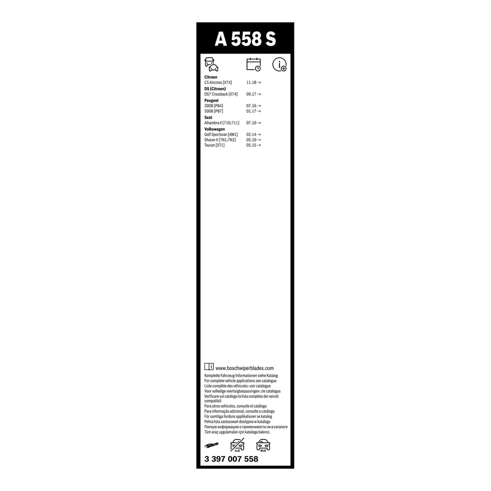 A558S Bosch Aerotwin Twin Pack - Image 3