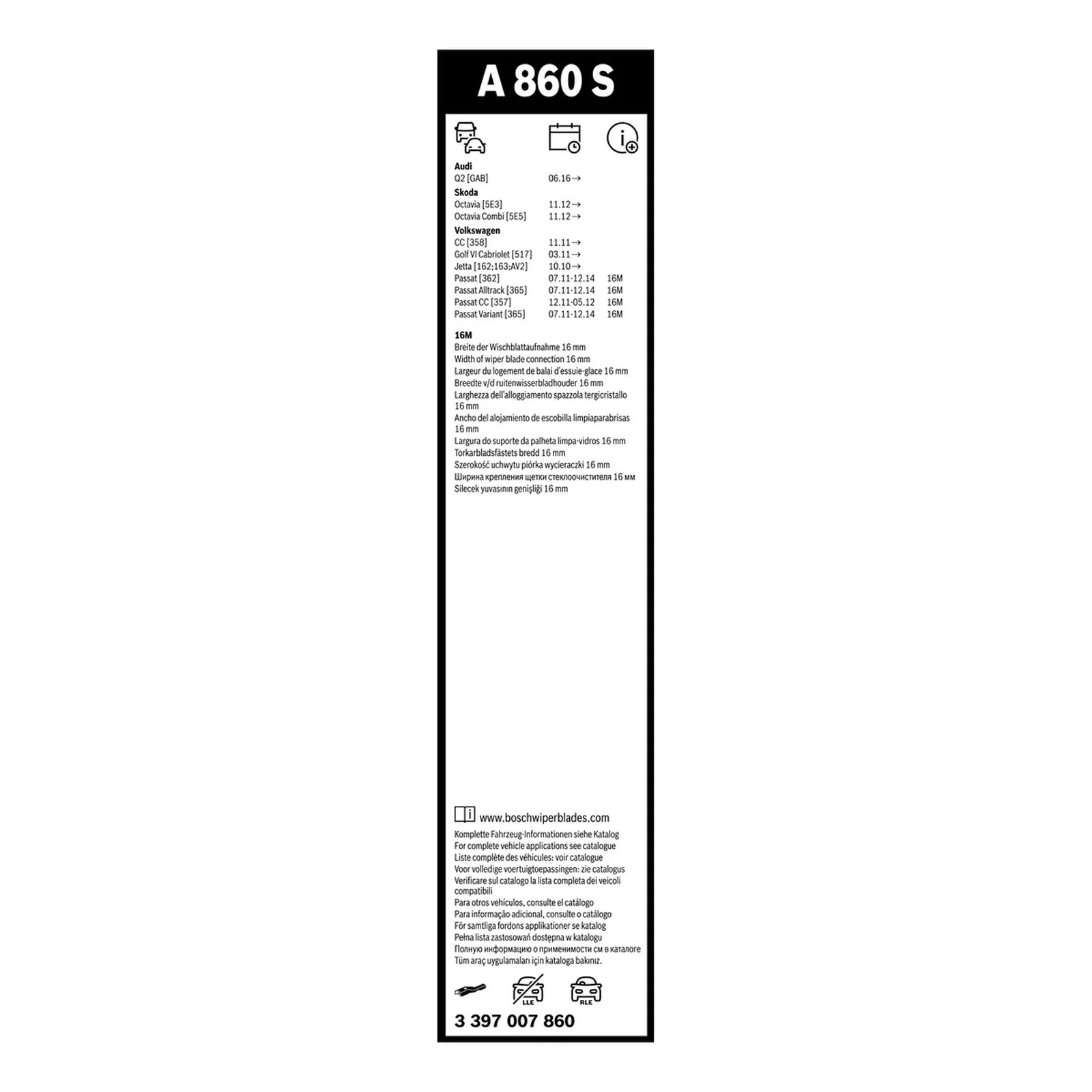 A860S Bosch Aerotwin Twin Pack - Image 3