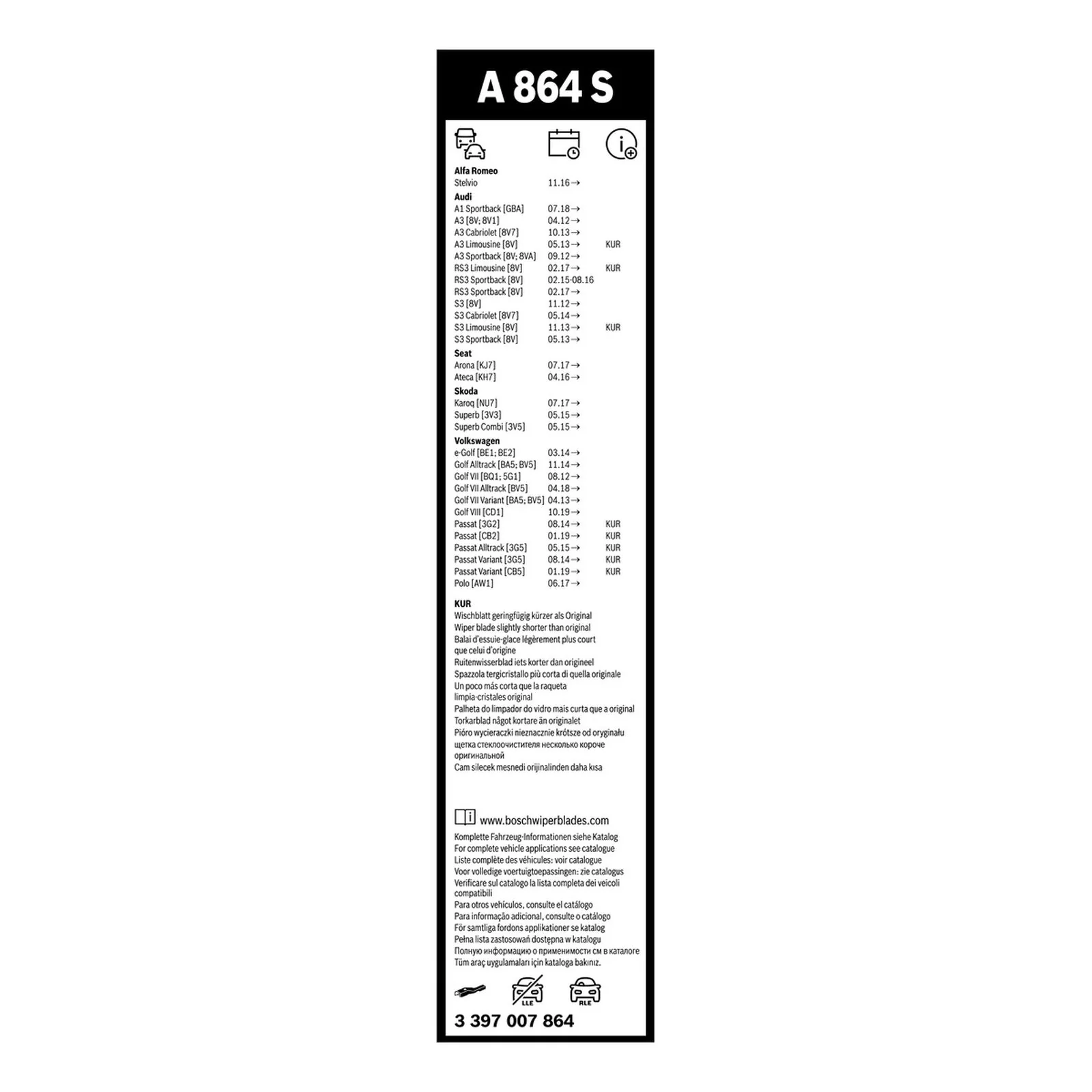A864S Bosch Aerotwin Twin Pack - Image 3
