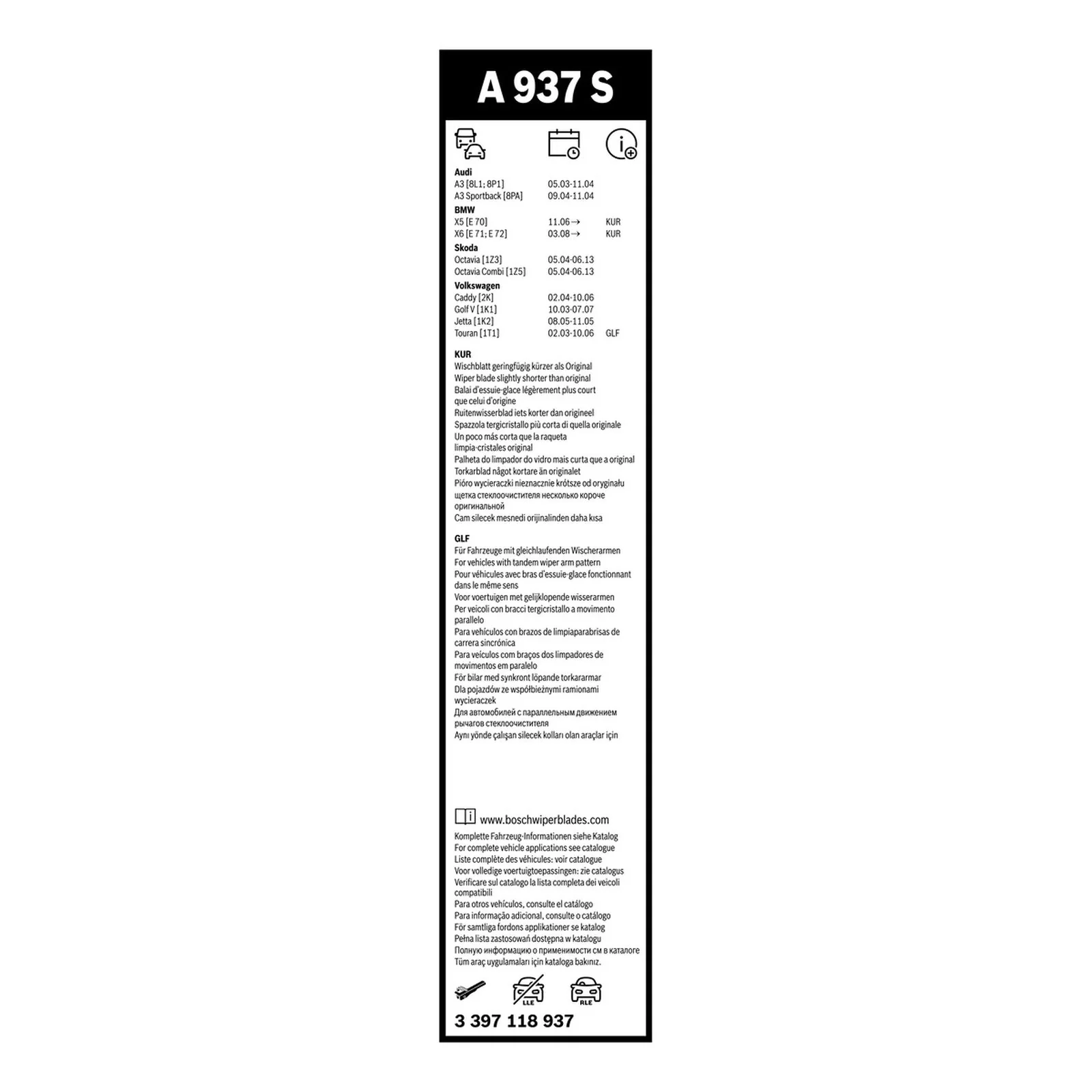 A937S Bosch Aerotwin Twin Pack - Image 3