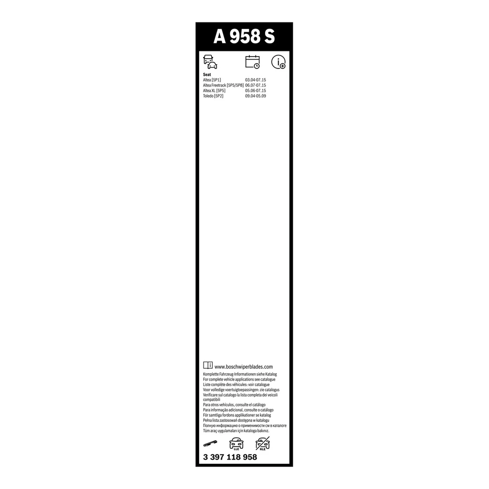 A958S Bosch Aerotwin Twin Pack - Image 3