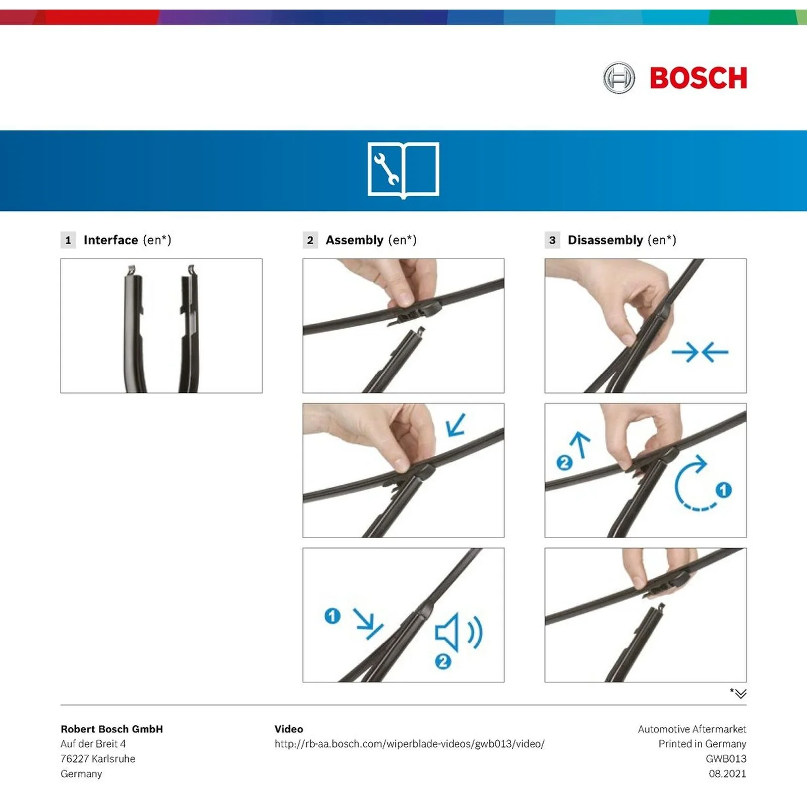 A275H Bosch Rear Screen Wiper A - Image 7