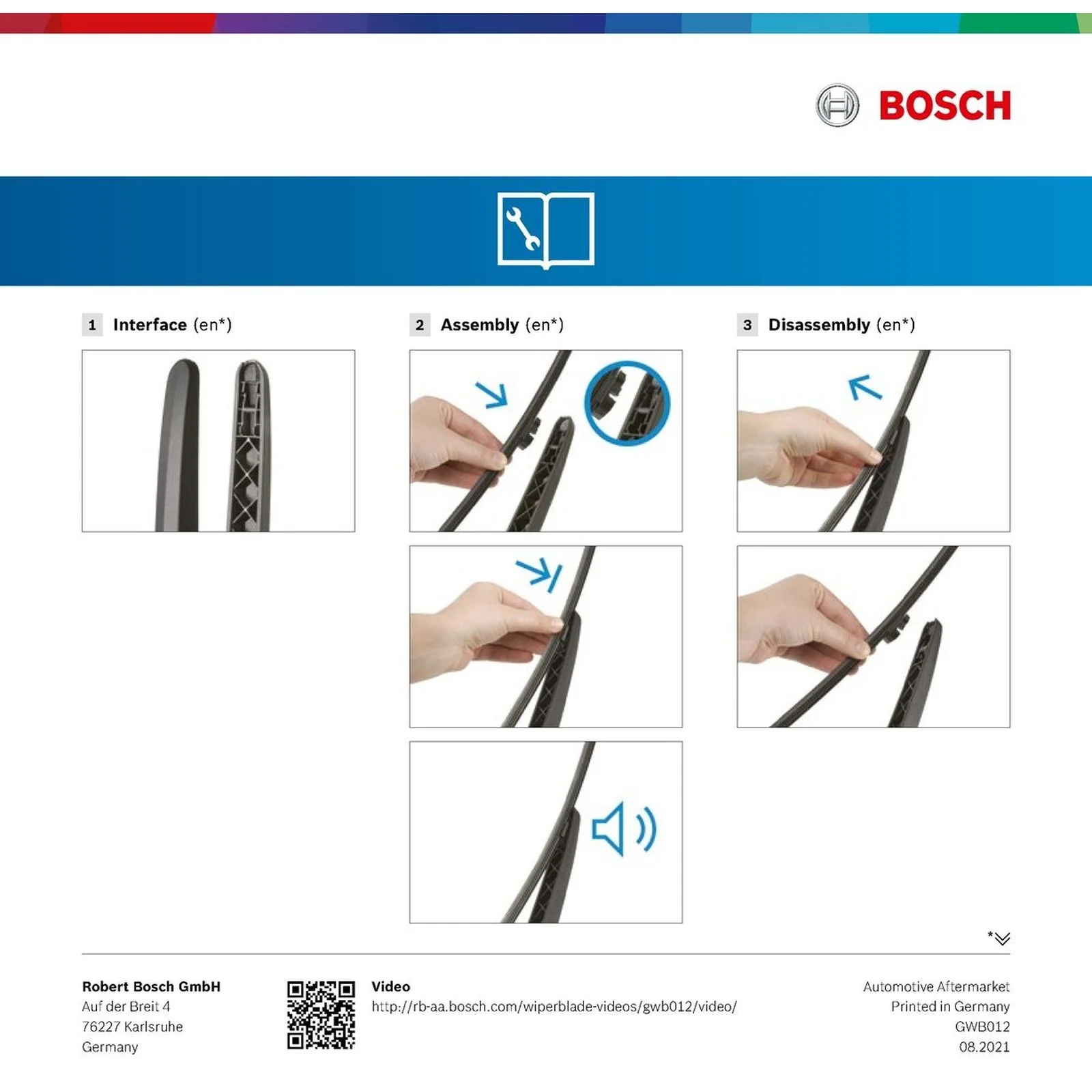 A351H Bosch Rear Screen Wiper A - Image 7