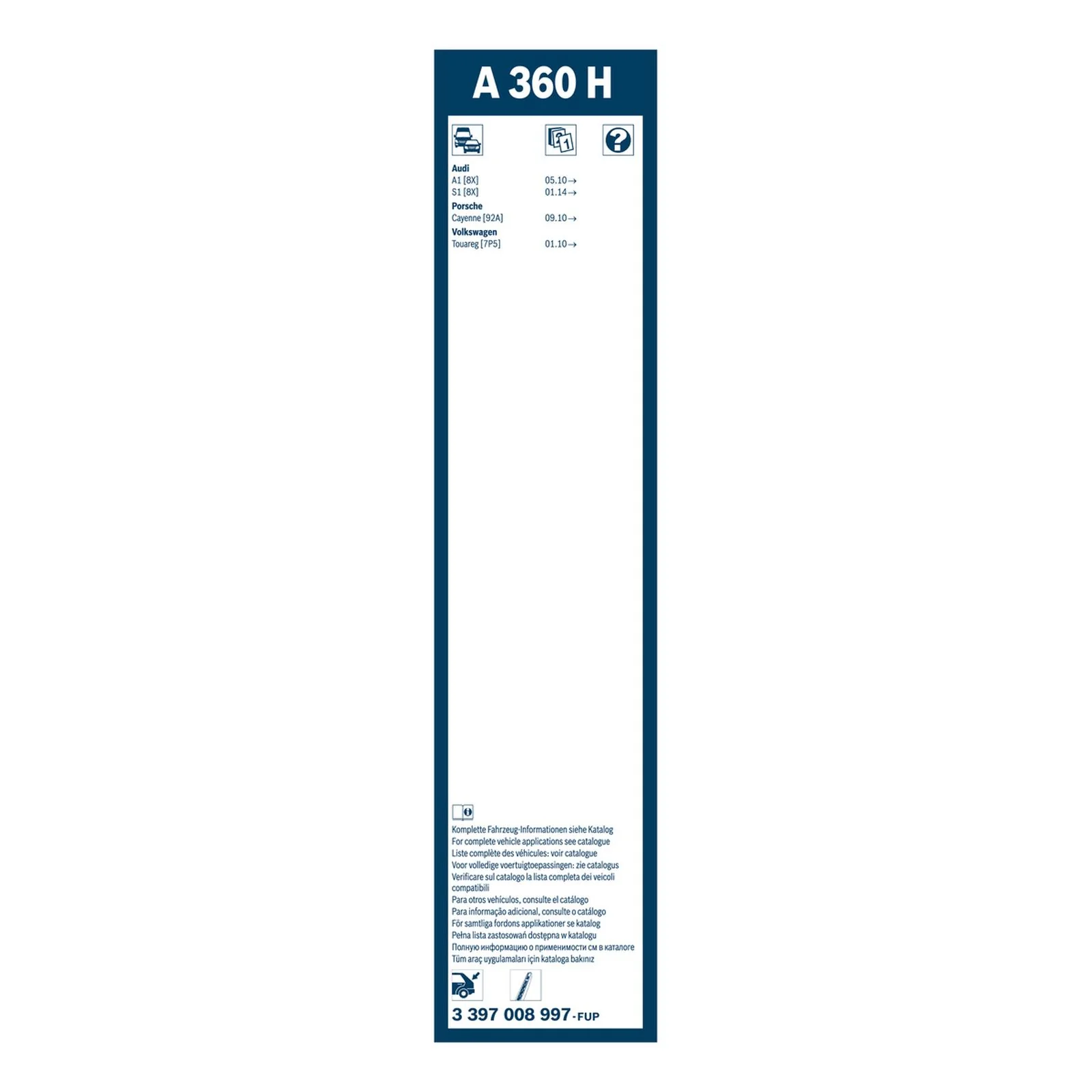 A360H Bosch Rear Screen Wiper A - Image 3