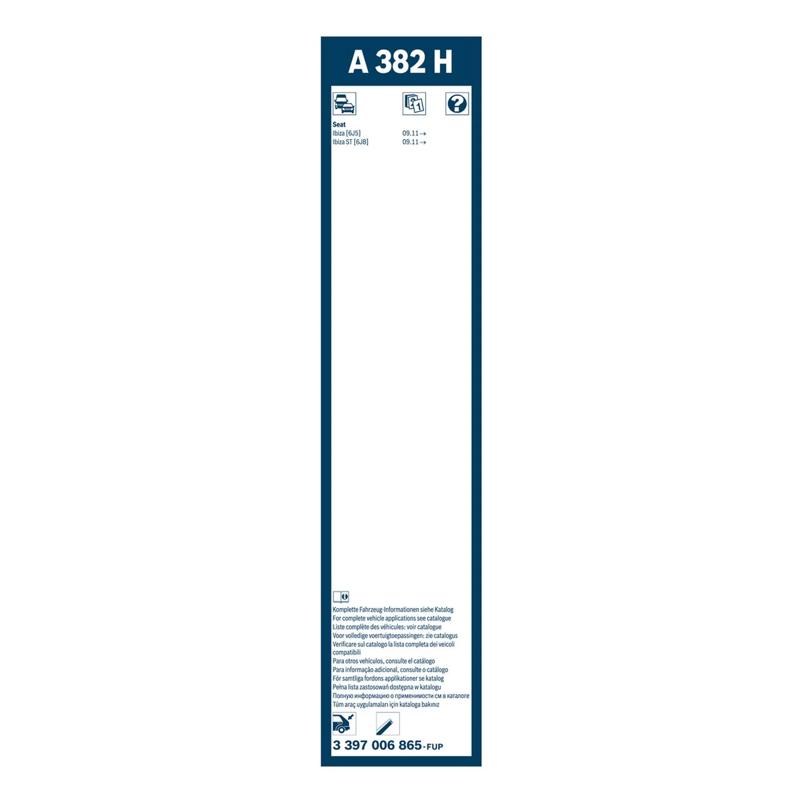 A382H Bosch Rear Screen Wiper A - Image 3