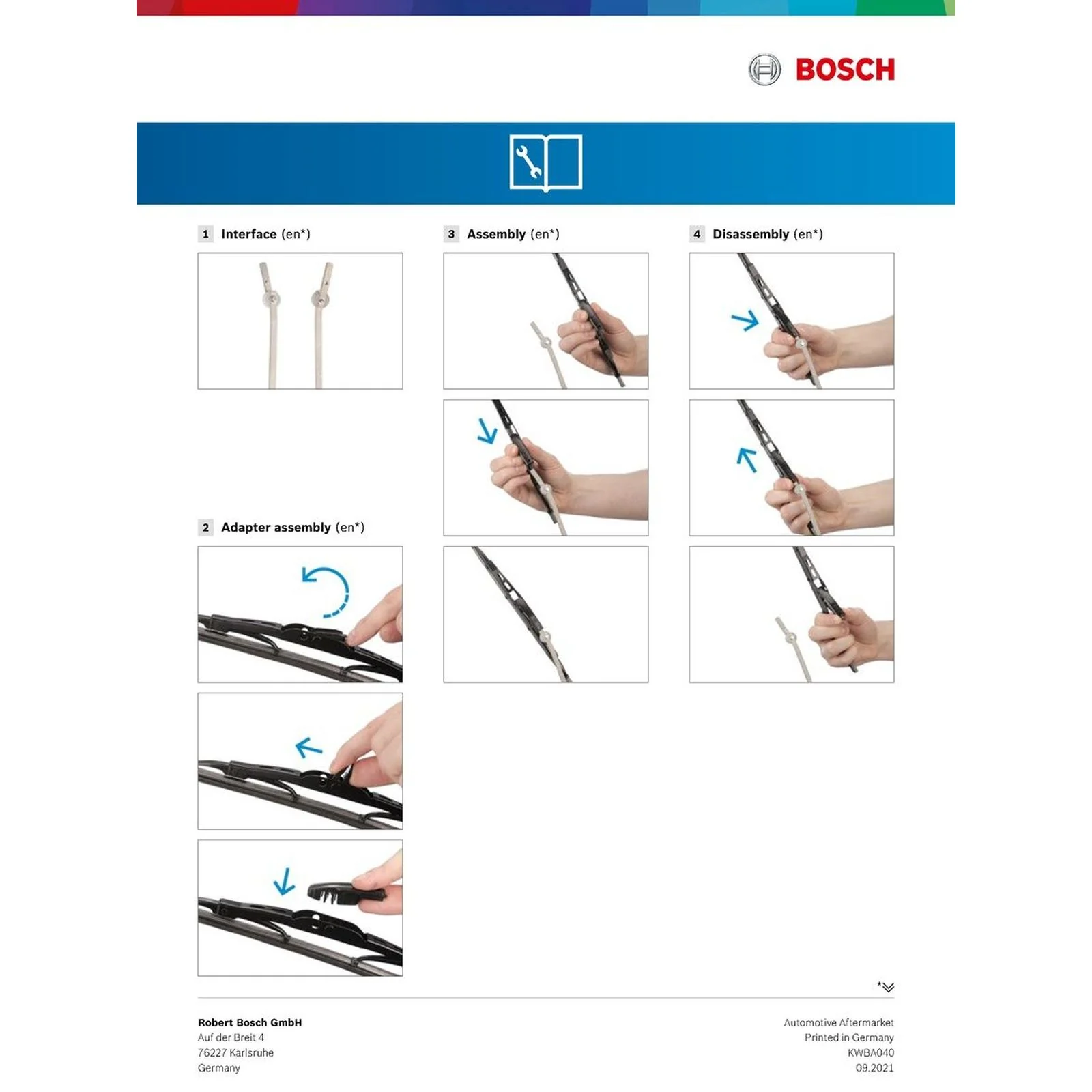 H251 Bosch Rear Screen Wiper H - Image 5