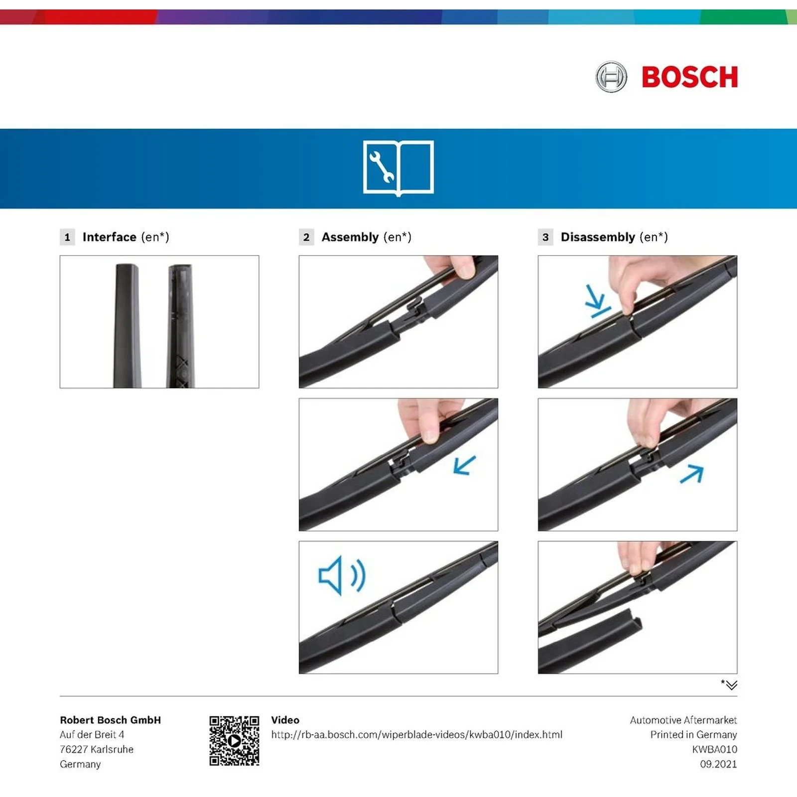 H355 Bosch Rear Screen Wiper H - Image 5