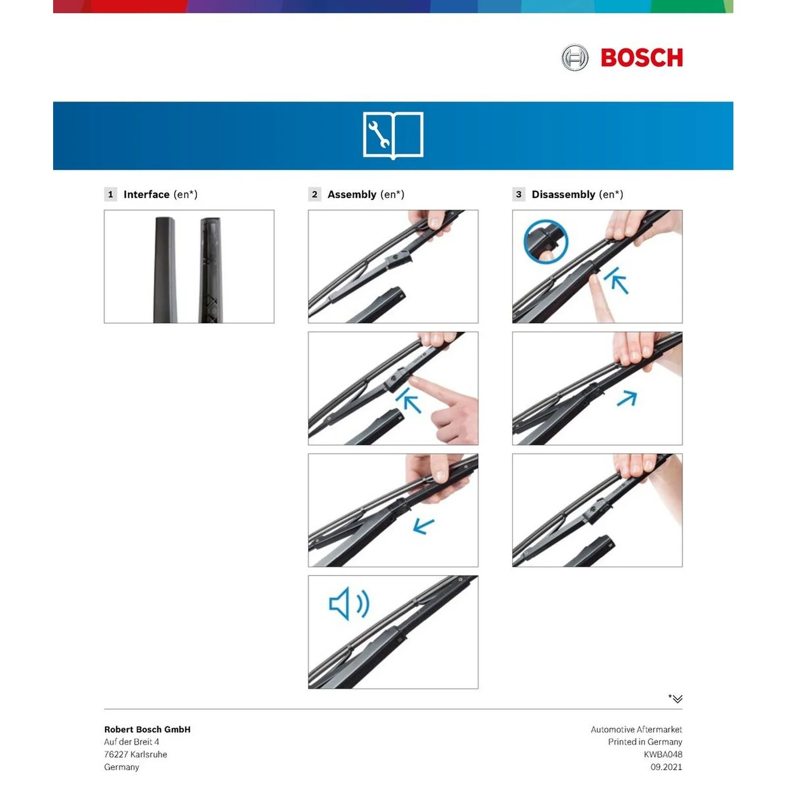 H356 Bosch Rear Screen Wiper H - Image 5