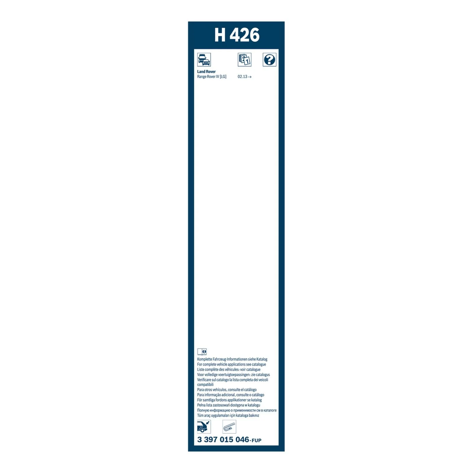 H426 Bosch Rear Screen Wiper H - Image 3